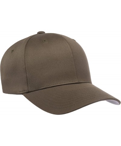 Men's Athletic Baseball Fitted Cap Brown $20.49 Baseball Caps