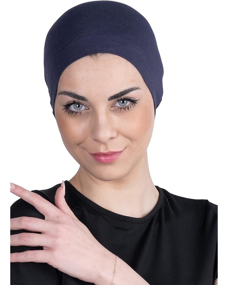 Chemo Headwear for Women - Bamboo Cotton Hats for Women - Head Scarf for Women's Hair - Sleep caps - Hijab Bonnet Denim $13.7...