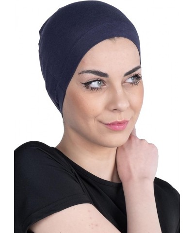 Chemo Headwear for Women - Bamboo Cotton Hats for Women - Head Scarf for Women's Hair - Sleep caps - Hijab Bonnet Denim $13.7...