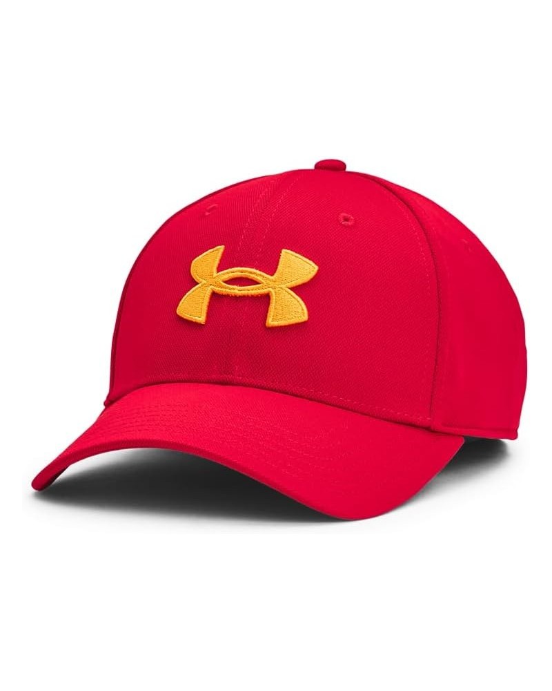 Men's Blitzing Cap Stretch Fit (603) Red / / Steeltown Gold $13.63 Baseball Caps