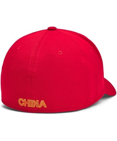 Men's Blitzing Cap Stretch Fit (603) Red / / Steeltown Gold $13.63 Baseball Caps