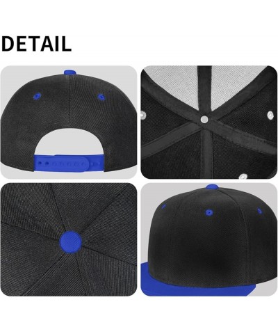 Silk Style Thin Line Red White Blue Flag Snapback Hats for Men Women Hat Baseball Cap Flat Bill Visor White Hat Blue $13.67 B...