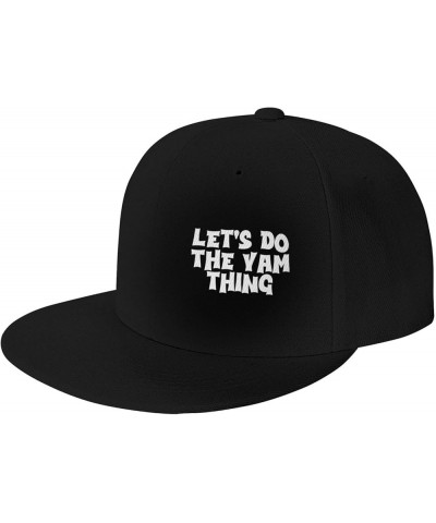 Women's and Men's Baseball Cap Let's do The yam Thing Low Profile Dad Hat Adjustable Casquette Cap,Black Black $10.46 Basebal...