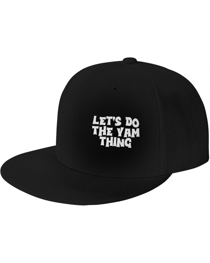 Women's and Men's Baseball Cap Let's do The yam Thing Low Profile Dad Hat Adjustable Casquette Cap,Black Black $10.46 Basebal...