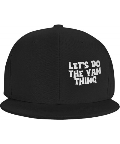 Women's and Men's Baseball Cap Let's do The yam Thing Low Profile Dad Hat Adjustable Casquette Cap,Black Black $10.46 Basebal...