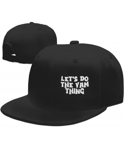 Women's and Men's Baseball Cap Let's do The yam Thing Low Profile Dad Hat Adjustable Casquette Cap,Black Black $10.46 Basebal...