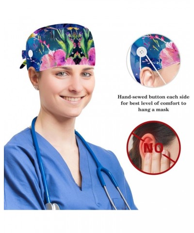 Scrub Caps Women,Scrub Hats Suitable for Women N320p2noat $8.65 Skullies & Beanies