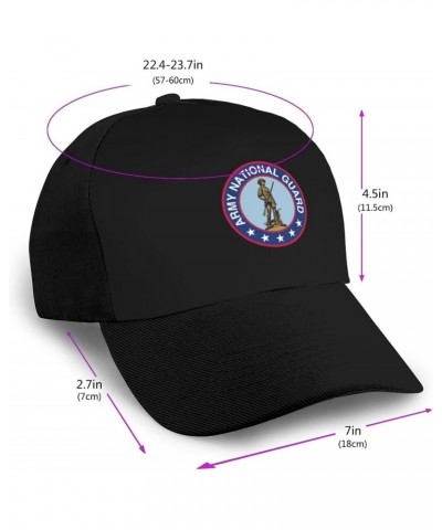 Seal of The United States Army National Guard Baseball Cap Women Men Hat Outdoor Leisure Sun Hat Adjustable Truck Driver Base...