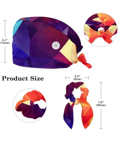 Scrub Caps Women,Scrub Hats Suitable for Women T345q6zerk $7.62 Skullies & Beanies