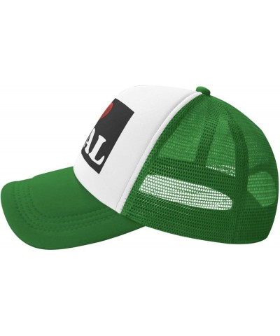 I-Love-Anal Mesh Hat Women Men Trucker Hat Baseball Cap Green $12.09 Baseball Caps