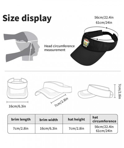 Visors for Women Its a Bad Day to Be A Beer Hat, Sun Visors for Women Sun Visors Uv Protection Sports Cap Allblack $13.82 Visors