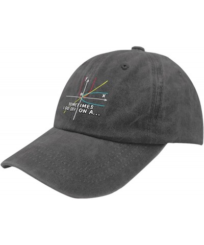 Math Lover Somethings I Go Off On A Parabola Hats America Hat Pigment Black Men's Hats Gifts for Mom Cool Hats Pigment Black ...