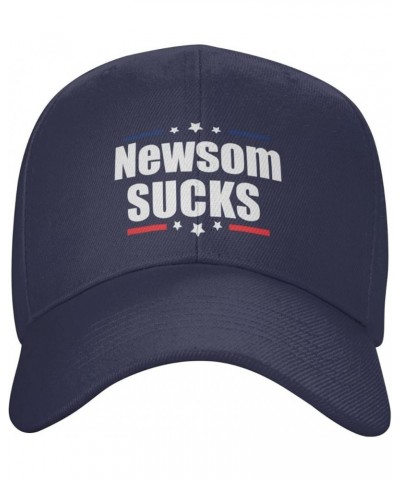 Gavin Newsom Sucks Baseball Cap Women Trucker Hat for Men Dad Hat Adjustable Snapback Hat Cowboy Hat Black Navy Blue $10.62 B...