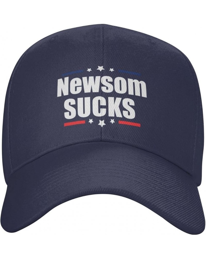 Gavin Newsom Sucks Baseball Cap Women Trucker Hat for Men Dad Hat Adjustable Snapback Hat Cowboy Hat Black Navy Blue $10.62 B...