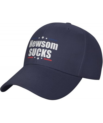 Gavin Newsom Sucks Baseball Cap Women Trucker Hat for Men Dad Hat Adjustable Snapback Hat Cowboy Hat Black Navy Blue $10.62 B...