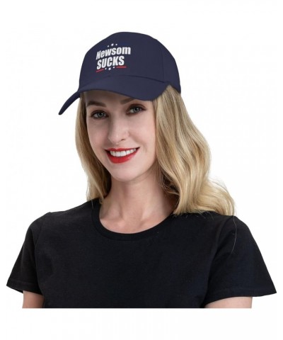 Gavin Newsom Sucks Baseball Cap Women Trucker Hat for Men Dad Hat Adjustable Snapback Hat Cowboy Hat Black Navy Blue $10.62 B...