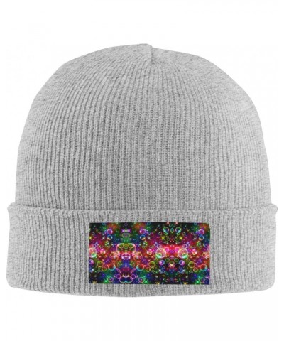 Colorful Rainbow Stars Fashionable Adult Knitted Cap,Casual Cap for Men and Women,for Outdoor Leisure Activities $11.56 Skull...