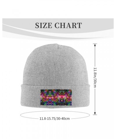 Colorful Rainbow Stars Fashionable Adult Knitted Cap,Casual Cap for Men and Women,for Outdoor Leisure Activities $11.56 Skull...