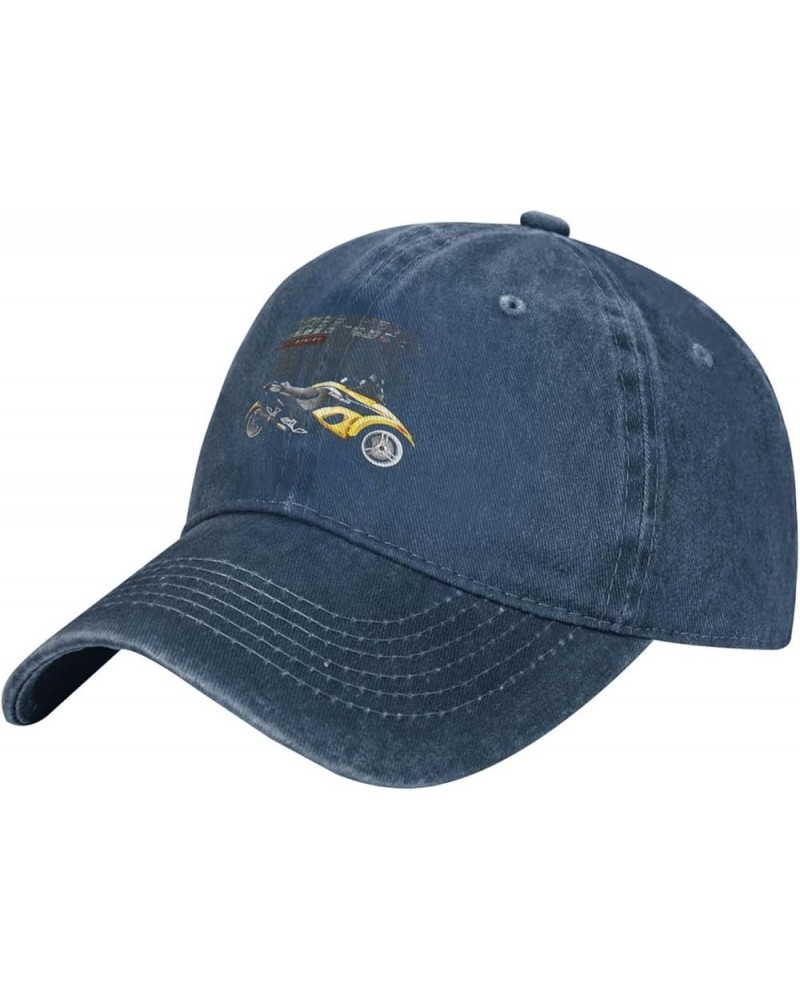 Cowboy Hat Baseball Cap Vintage Washed Unisex Adjustable Hat Black Navy Blue $8.79 Cowboy Hats