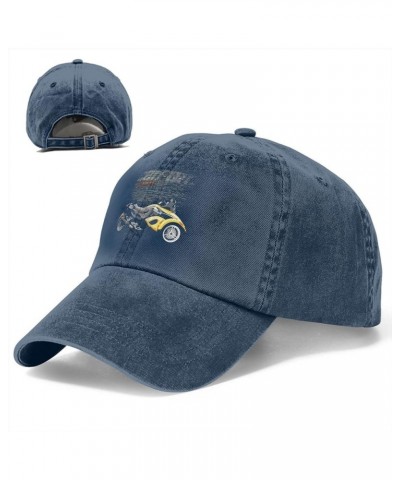 Cowboy Hat Baseball Cap Vintage Washed Unisex Adjustable Hat Black Navy Blue $8.79 Cowboy Hats