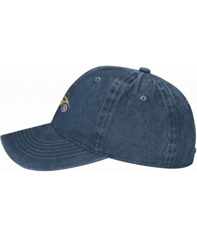 Cowboy Hat Baseball Cap Vintage Washed Unisex Adjustable Hat Black Navy Blue $8.79 Cowboy Hats