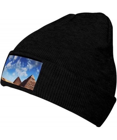 Unisex Beanie for Men and Women Desert Sky Knit Hat Winter Beanies Soft Warm Ski Hats Black $11.56 Skullies & Beanies