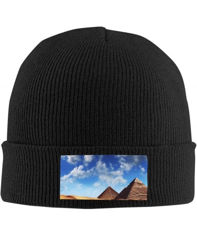 Unisex Beanie for Men and Women Desert Sky Knit Hat Winter Beanies Soft Warm Ski Hats Black $11.56 Skullies & Beanies