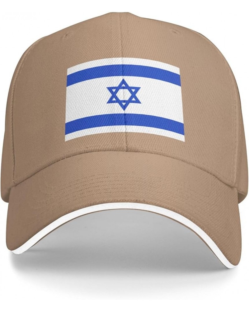 Israel Israeli Flag Baseball Cap Women Trucker Hat for Men Dad Hat Adjustable Snapback Hat Cowboy Hat Black Natural $11.65 Ba...