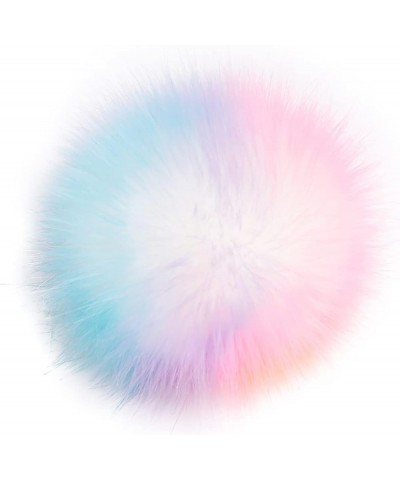 5.91 inch Artificial Fur Pompom, Faux Raccoon Fur Pompoms with Button for Beanies DIY Fur Accessories 13 $11.26 Skullies & Be...