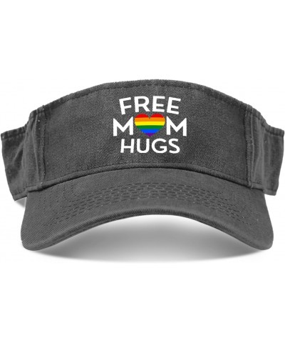 Free Mom Hugs Cap Sun Visor for Teens Golf Caps Uv Protection Golf Cap $9.02 Visors