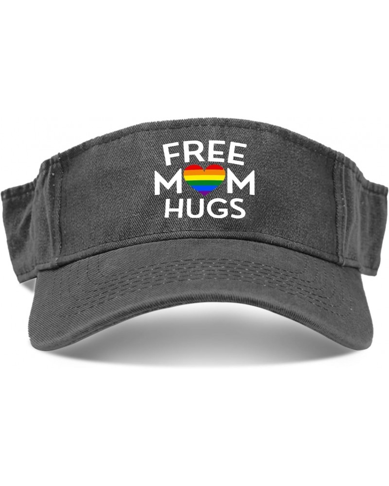 Free Mom Hugs Cap Sun Visor for Teens Golf Caps Uv Protection Golf Cap $9.02 Visors