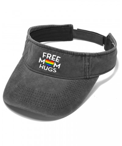 Free Mom Hugs Cap Sun Visor for Teens Golf Caps Uv Protection Golf Cap $9.02 Visors