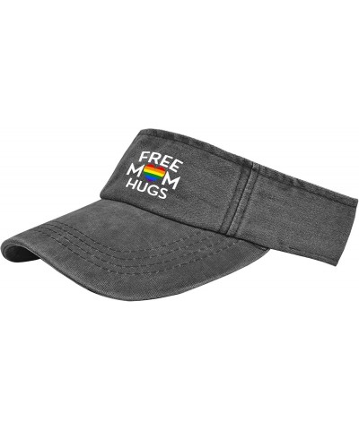 Free Mom Hugs Cap Sun Visor for Teens Golf Caps Uv Protection Golf Cap $9.02 Visors