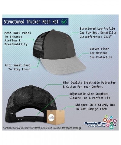 Trucker Hat Baseball Cap Just Keep Swimming Style B Cotton Dad Hats for Men & Women Gray Scale $14.57 Baseball Caps