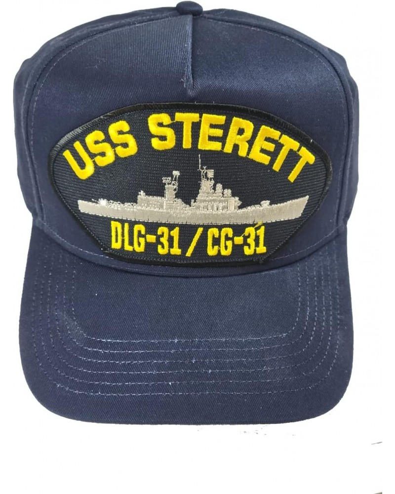 Military Hat Cap Sterett DLG31/CG31 Ship HAT Blue $35.11 Baseball Caps