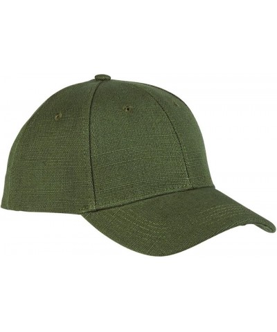 6.8 oz. Hemp Baseball Cap (EC7090) Olive $9.00 Baseball Caps