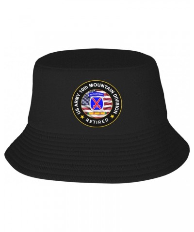 US Army 10th Mountain Infantry Vietnam Service Combat Retired Stay Cool and Stylish with Our Trendy Bucket Hats - Perfect for...