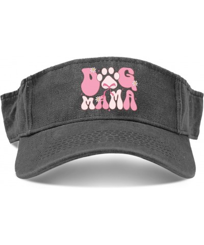 Dog Mama Caps Sun Visors for Teens Golf Caps Cool Sun Visor Hat, One Size-Medium, Allblack $10.59 Visors