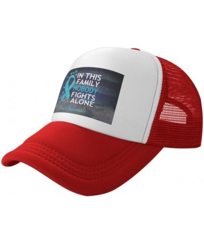 in This Family Nobody Fights Alone PTSD Awareness Flag-Trucker Hats Denim Hats Cowboy Knit hat Baseball Caps Fisherman's hat ...