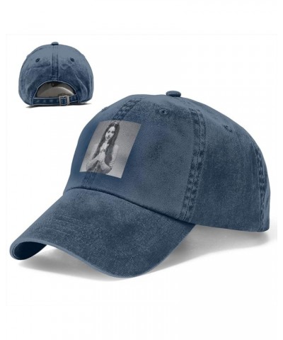 Cowboy Hat Baseball Cap Vintage Washed Unisex Adjustable Hat Black Navy Blue $11.43 Cowboy Hats