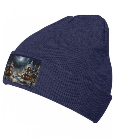 Christmas Fashionable Adult Knitted Wool Hat,Unisex Brimless Cap,Ideal for Casual Wear $14.33 Skullies & Beanies