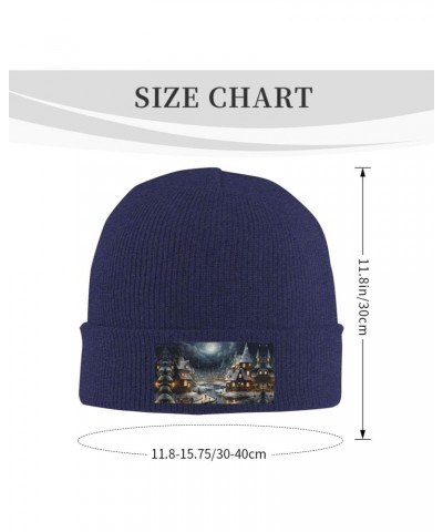 Christmas Fashionable Adult Knitted Wool Hat,Unisex Brimless Cap,Ideal for Casual Wear $14.33 Skullies & Beanies