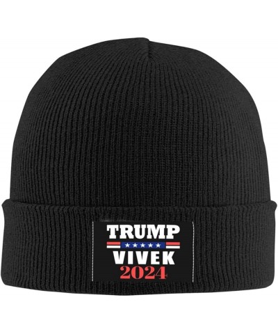 Beanie,Trump Vivek Ramaswamy for President 2024 Beanie Hat Men Knit Hat Women Slouchy Skull Cap Hedging Hat Black Black $10.5...