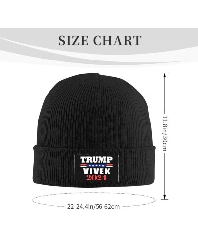 Beanie,Trump Vivek Ramaswamy for President 2024 Beanie Hat Men Knit Hat Women Slouchy Skull Cap Hedging Hat Black Black $10.5...