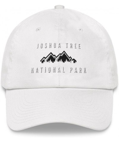 Joshua Tree National Park Hat | National Parks Souveniers - Classic Dad Hat - Zany Design White $16.60 Baseball Caps