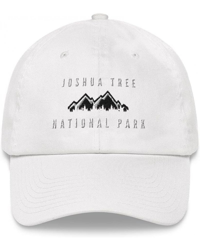 Joshua Tree National Park Hat | National Parks Souveniers - Classic Dad Hat - Zany Design White $16.60 Baseball Caps