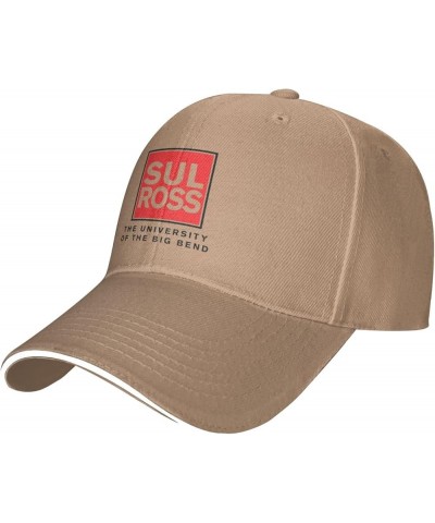 Sul Ross State University Unisex Classic Hat Adjustable Fashion Casquette for Men Women Natural $10.69 Baseball Caps