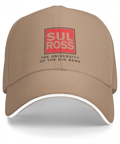 Sul Ross State University Unisex Classic Hat Adjustable Fashion Casquette for Men Women Natural $10.69 Baseball Caps