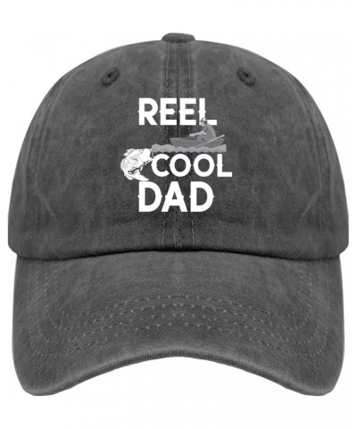 Reel Cool Dad Golf Hat Runners Hat Pigment Black Mens Hats Gifts for Grandpa Cool Cap Pigment Black $8.81 Cowboy Hats