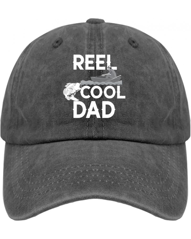 Reel Cool Dad Golf Hat Runners Hat Pigment Black Mens Hats Gifts for Grandpa Cool Cap Pigment Black $8.81 Cowboy Hats